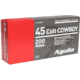 Aguila Ammunition .45 Long Colt 200 Grain Soft Point, Brass Case, Pistol Ammo, 50 Rounds, 1E454319