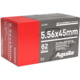 Aguila Ammunition 5.56 NATO 62 Grain Full Metal Jacket Boat Tail Brass Case Rifle Ammunition