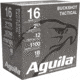 Aguila Ammunition Field 16 Gauge 1 1/8 oz 2.75in 1 Shotgun Buckshot Ammo, 25 Rounds, 1C1601BA