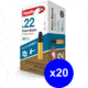 Aguila Ammunition Pistol Match .22 Long Rifle Solid Point 40 Grain Brass Cased Ammo, 50 Rounds, 1B220516