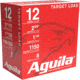 Aguila Ammunition Target Load Standard Velocity 12 Gauge 1 1/8 Oz 2 3/4in 8 Shot Shotgun Ammo, 25 Rounds, 1CHB1280