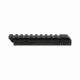 AIM Sports Inc 1/4In High, 5In Long Riser Mount, Black, Small, MT012L