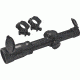 AIM Sports Inc 1-4x24G Tri-Illuminated First Focal Plane Scope/Mil-Dot Reticle/Rings JFF1424G