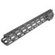 AIM Sports Inc 13in Low Ar-10 .308 M Lok Handguard, Black, MTM13L308