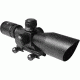 AIM Sports Inc 3-9x40 Dual Illuminated Scope w/Cut Sunshade/Mil-Dot Reticle/Picatinny Mount JTSDM3940G-N
