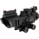 AIM Sports Inc 4X32 Tri-Ill. Scope, Black, Medium, Fiber Optic Sight/Arrow JTCFO432G
