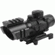 AIM Sports Inc 4X32 Tri-Ill. Scope, Black, Medium, Tri-Rail/Qrm/Rapid Ranging JTDTRQ432G