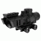 AIM Sports Inc 4X32 Tri-Ill. Scope, Black, Medium, Tri-Rail Weaver Rail JTDTR432G