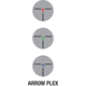 AIM Sports Inc 4X32 Tri Illuminated Scope w/Fiber Optic Sight Arrow Plx Reticle, Black, JTAPO432G