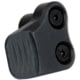 AIM Sports Inc AR-10/AR-15 Oversized AR Mag Release Extension, Anodized, Black, Small, ARMR2B