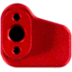 AIM Sports Inc AR-10/AR-15 Oversized AR Mag Release Extension, Anodized Red, 810099631371