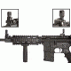 AIM Sports Inc AR/M4 Combo Kit/Carbine Quad Rail/Flip Up Sights/Vertical Grip/V2 ACAR02