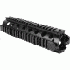 AIM Sports Inc AR Mid-Length Quad Rail 2-Piece, Black, Medium MT053, EDEMO8