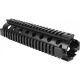 AIM Sports Inc AR Mid-Length Quad Rail 2-Piece
