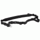 Two or One Point Sling with Steel Clips for Heavier Firearms, Black, Large