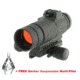 Aimpoint CompM4s Red Dot Reflex Sight, 2 MOA Dot Reticle, w/ Multi-Plier, Black, Semi Matte, Anodized, 12172-KIT