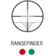 AimSports 6-24X50 A.O.E. Dual Ill. Rifle /Rangefinder, Black JDLR62450G
