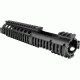 AimSports AR Carbine Length 2-Piece Quad Rail w/ Extended Rail, Black MT057, EDEMO14