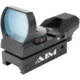 USED AimSports Dual Ill. Red Dot Sight 4 Different Reticles, Black, Red-Green RT4-03, EDEMO1