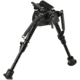 Aimtech Stud Mount 6-9 in Adjustable Lever Locking Pivot Notched Leg Bipod, Heavy Duty, Black, AFA-10755