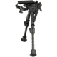 Aimtech Stud Mount 6-9 in Adjustable Lever Locking Pivot Notched Leg Bipod, Heavy Duty, Black, AFA-10755