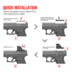 AIMWIN AN2 Adapter Plate Glock MOS to RMR