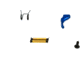 Airborne Arms Geronimo Trigger System, Compact Talon, AR-9/ AR-10/ AR-15, 3-4 lb Pull Weights, Ambidextrous, Curved, Blue, Compact, ABN-AAGT-CSU1