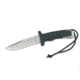 Aitor Hammerhead Fixed Blade Knife,5.9in Steel Blade,Black Rubber Handle 16005