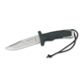 Aitor Hammerhead Fixed Blade Knife,5.9in Steel Blade, Black Rubber Handle 16005