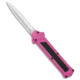 Akc AKC F-16 D/A Dagger OTF Automatic Knife Pink 3.3" Satin, Pink, 440, adult, BHQ-137359