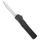 Akc AKC F-20 D/A Dagger OTF Automatic Knife Black Carbon Fiber 3.55" Satin, Black, 440A, adult, BHQ-141100