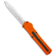 Akc AKC F-20 D/A Drop Point OTF Automatic Knife Orange Aluminum 3.6" Satin, Orange, 440, adult, BHQ-140491