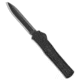 Akc AKC F-20 D/A OTF Automatic Knife Black Aluminum 3.6" Black, Black, 440, adult, BHQ-140839