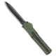 Akc AKC F-20 D/A OTF Automatic Knife Green Aluminum 3.6" Black, Green, 440, adult, BHQ-140846