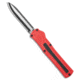 Akc AKC F-20 D/A OTF Automatic Knife Red Aluminum 3.6" Two Tone, Red, 440, adult, BHQ-177264