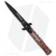 AKC Leverletto 7.5 Italian Automatic Folding Knife, 3.25in, Stainless Steel, Bayonet Blade, Aluminum, Brown Handle, Snake, Brown/Black, 7.50 inch, BHQ-50863