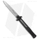 AKC Leverletto 9 Italian Automatic Folding Knife, 4.00in, Stainless Steel, Bayonet Blade, Aluminum, Black Handle, Satin Flat, Black/Gray, 9.00 inch, BHQ-50878