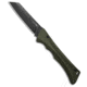 Akc AKC Smarty Automatic Knife Green Aluminum 3.3" Black Stonewash, Green, D2, adult, BHQ-183587