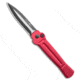 Akc AKC X-treme Ace Automatic Knife Red 3.6" Two Tone, Red, AUS-8, adult, BHQ-143382
