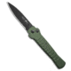 AKC X-Treme Ace1 Side Opener Automatic Folding Knife, 3.67in, AUS-8, Spear Point Blade, Aluminum, Green Handle, Green/Black, 8.59 inch, BHQ-213885