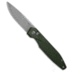 AKC X-Treme Dandy Automatic Folding Knife, 3.25in, D2, Drop Point Blade, Aluminum, Green Handle, Stonewash, Green/Gray, 7.85 inch, BHQ-211591