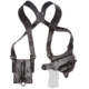 Aker Leather 107 FlatSider XR7 Shoulder Holster, Right, SIG Sauer P239, Plain, Black, H107BPR-SS239