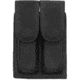 Aker Leather A-Tac Double Magazine Pouch, .40 Caliber/.45 Caliber, Black, C910 3-4