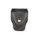 Aker Leather Model 508A ASP Handcuff Case, Small, No Snap, Basketweave, Black, A508A-BW