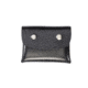 Aker Leather Model 586 Surgical Glove Pouch, Hidden Snap, Small, Plain, Black, A586-BP-HS