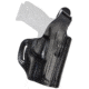 Aker Leather Model 142 Hugger Belt Slide Holster, Colt 1911, Left, Plain, Black, H142BPL-CO1911