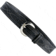 Aker Leather Fancy Stitch Belt, 1-3/4, 42 in, Plain, Black, B13-BP-42