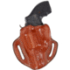 Aker Leather Model 137A Bodyguard Revolver Strapless Open Top Holster, K/L-Frame 3in, Right, Plain, Tan, H137ATPR-MED3