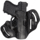 Aker Leather Model 135 Spring Special Holsters, Glock 26/Glock 27/Glock 33, Left, Plain, Black, H135BPL-GL2627