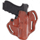 Aker Leather Model 166A Classic 3 Slot Strapless Open Top Holster, M&amp;P 9/40/ 2.0, Left, Plain, Tan, H166ATPL-MP40